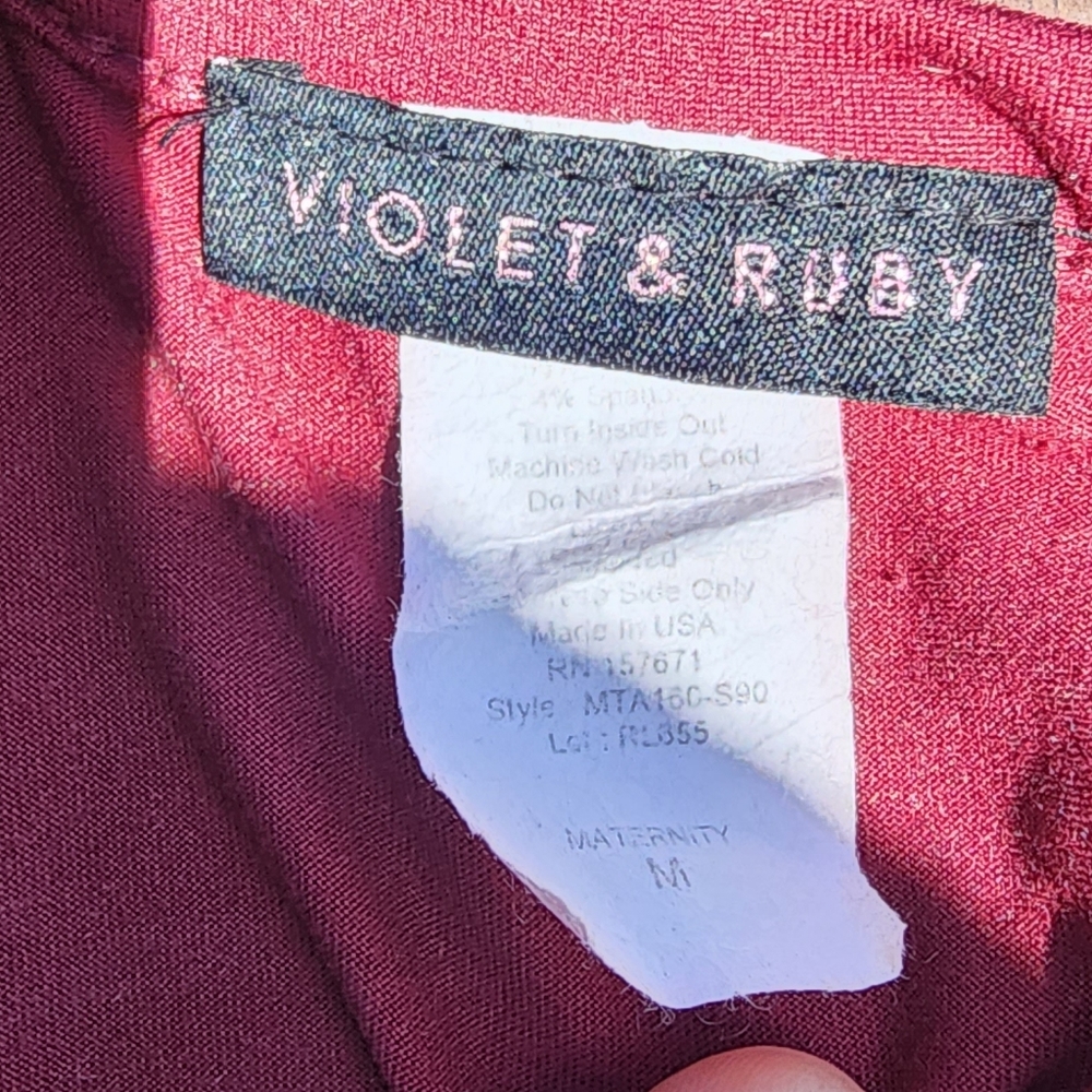 Violet And Ruby Maternity Size M Red Bless This B… - image 2